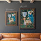 Intimate domestic genre scene by Édouard Manet in an ornate bronzed mahogany wood frame shown in multiple vertical size options.