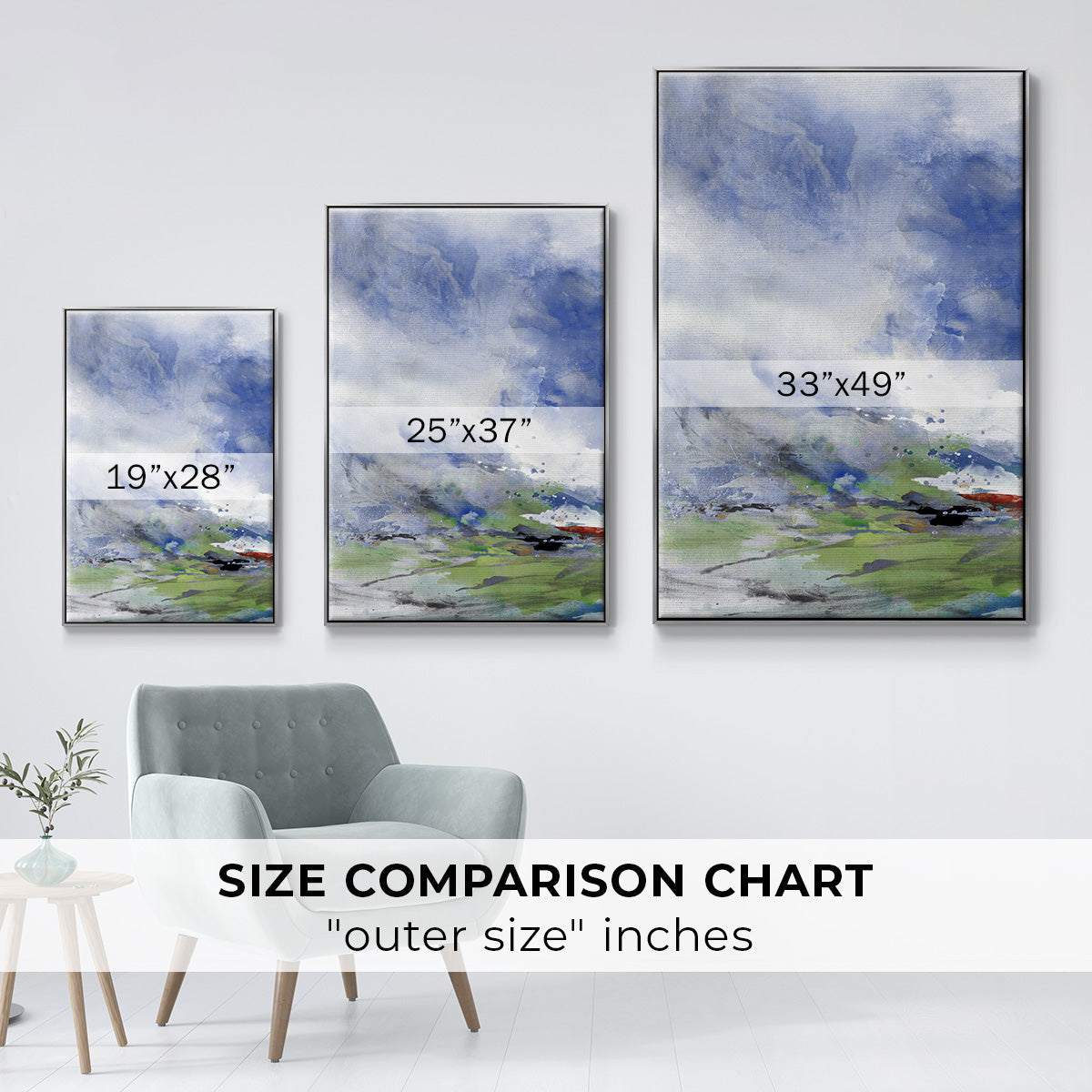 Spring Air I -  Framed Canvas Print