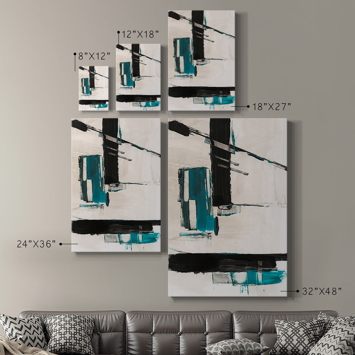 Geometry Notes II - Canvas Art Print