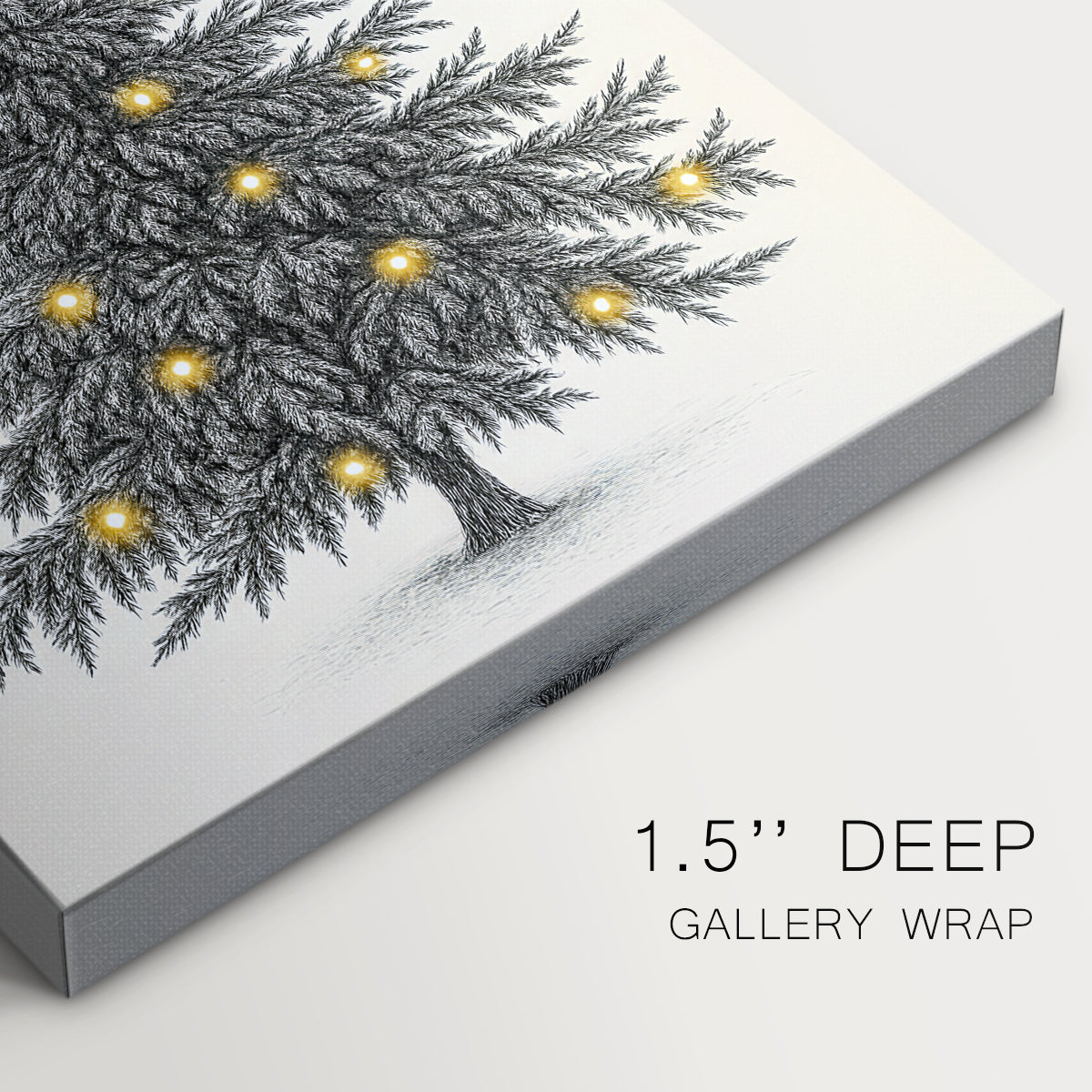Pearled Blessing of Fir - Canvas Art Print