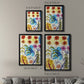 Flower Power II - Modern Framed Canvas Print