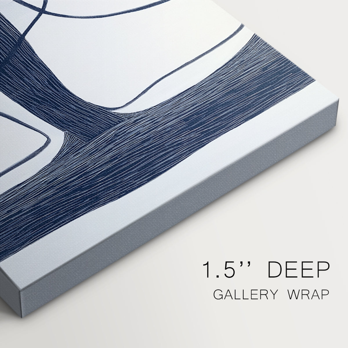 Abstract artwork featuring interwoven lines on a light background in a minimalist style