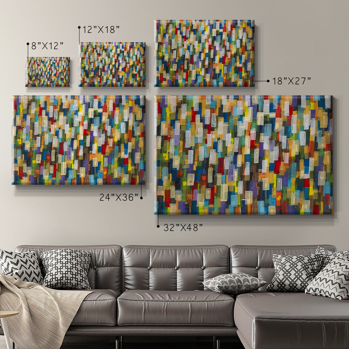 Confetti II - Canvas Art Print