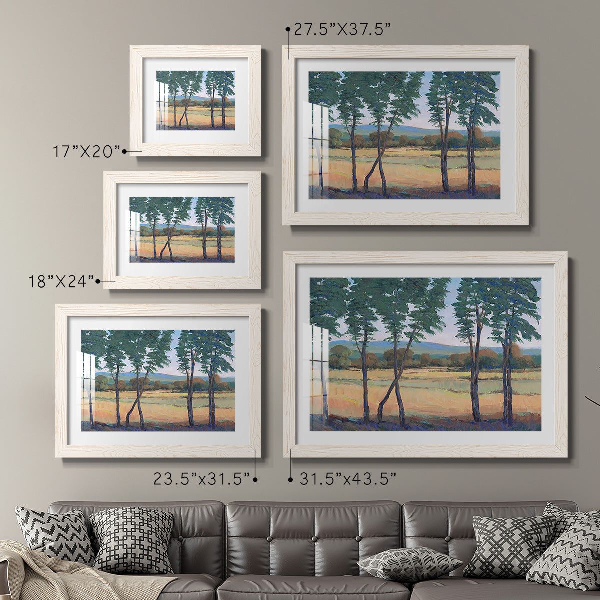Still Morning I - Barnwood Framed Art Print