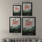 Temple of Flora VIII - Modern Framed Canvas Print