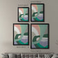 Merge Left - Modern Framed Canvas Print