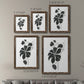 Size comparison chart for a set of two walnut barnwood framed canvas prints.