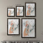 Size comparison chart for a set of two black barnwood framed canvas prints.