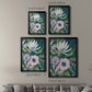 Purple Jungle Garden II - Modern Framed Canvas Print