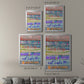 Birthday Rules - Modern Framed Canvas Print