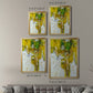 Golden Foliage I - Modern Framed Canvas Print