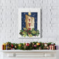 Christmas Candle Premium Gallery Wrapped Canvas - Ready to Hang