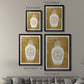Golden Urn I - Modern Framed Canvas Print