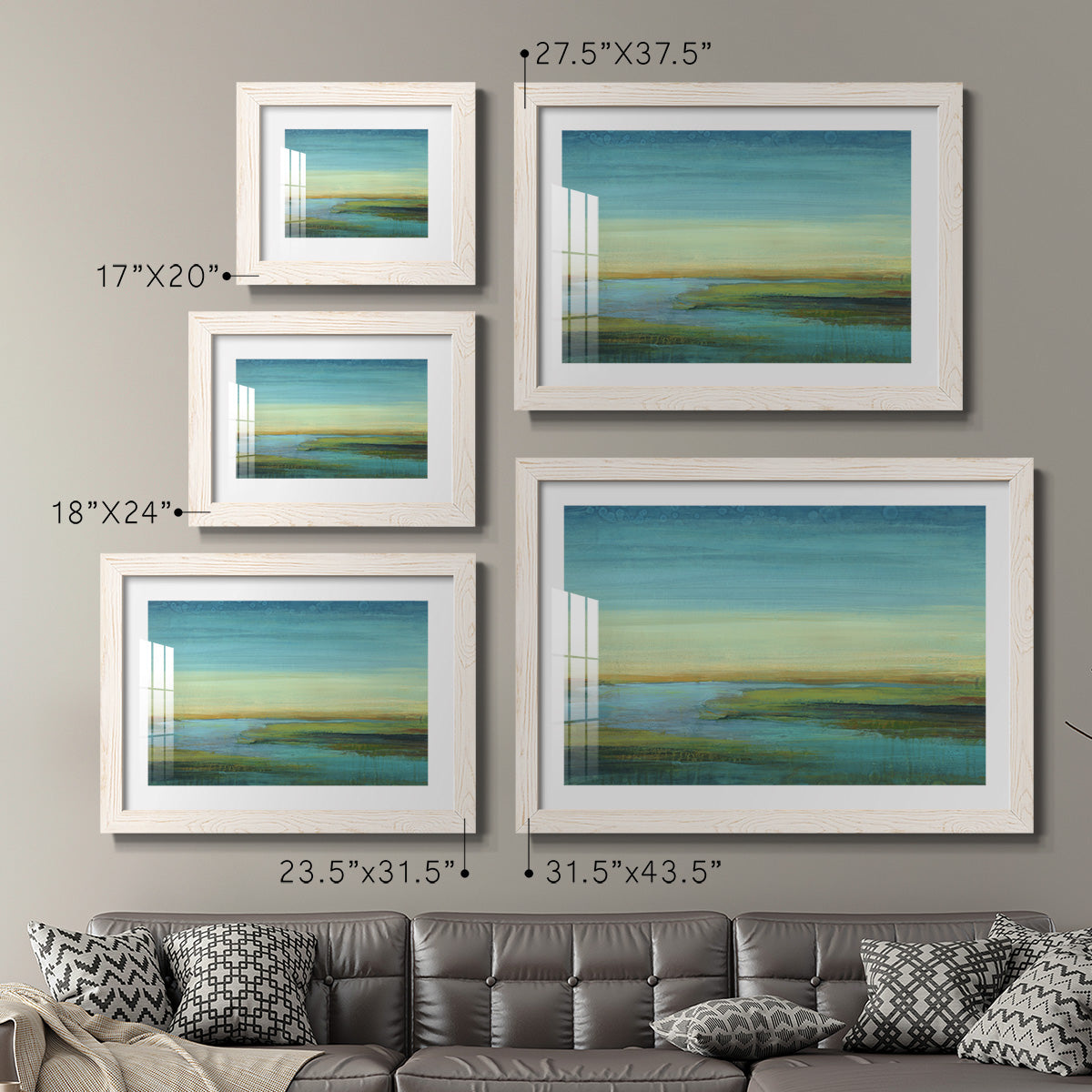 The Flow - Barnwood Framed Art Print