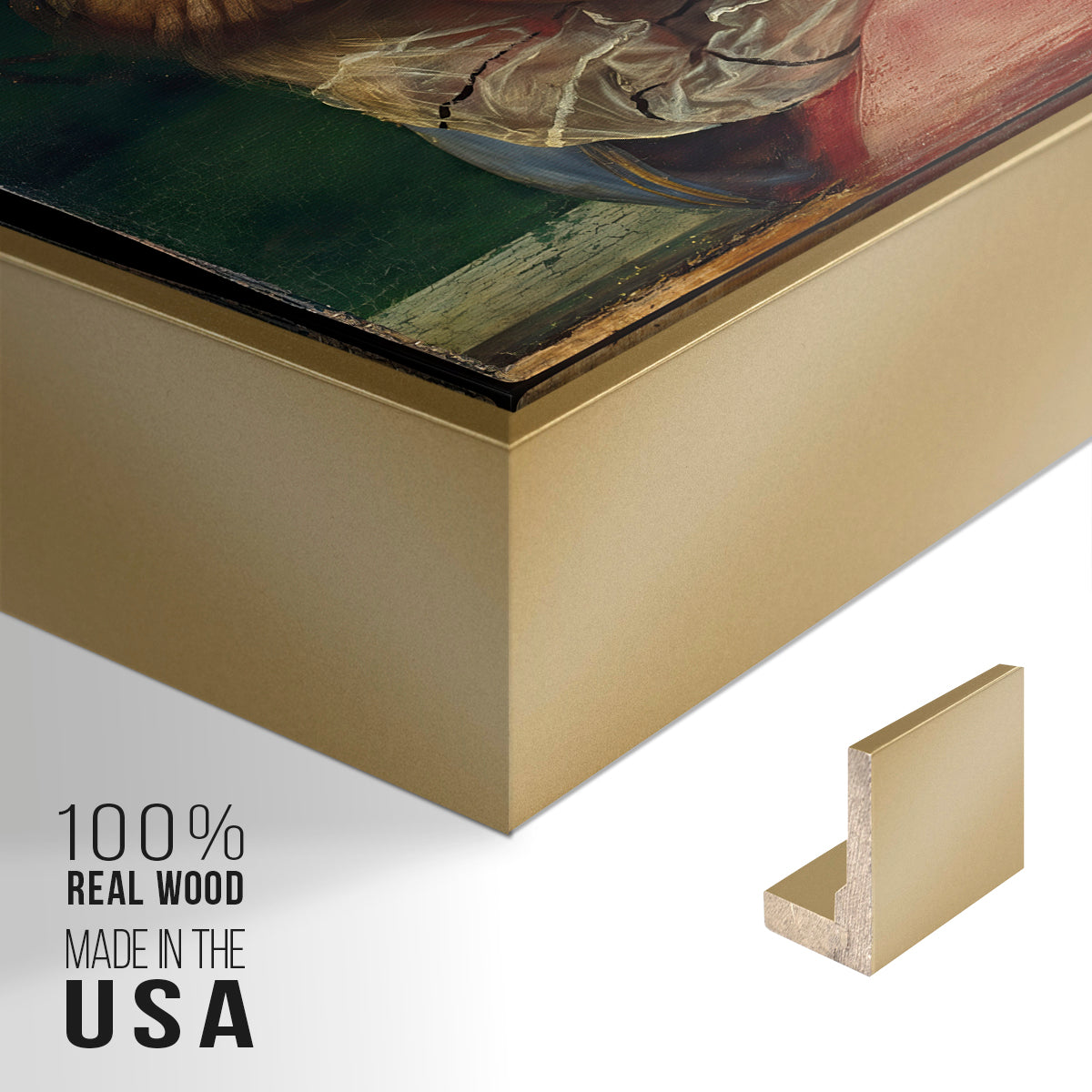 Madonna and Child, c. 1508 - Floater Framed Canvas Print