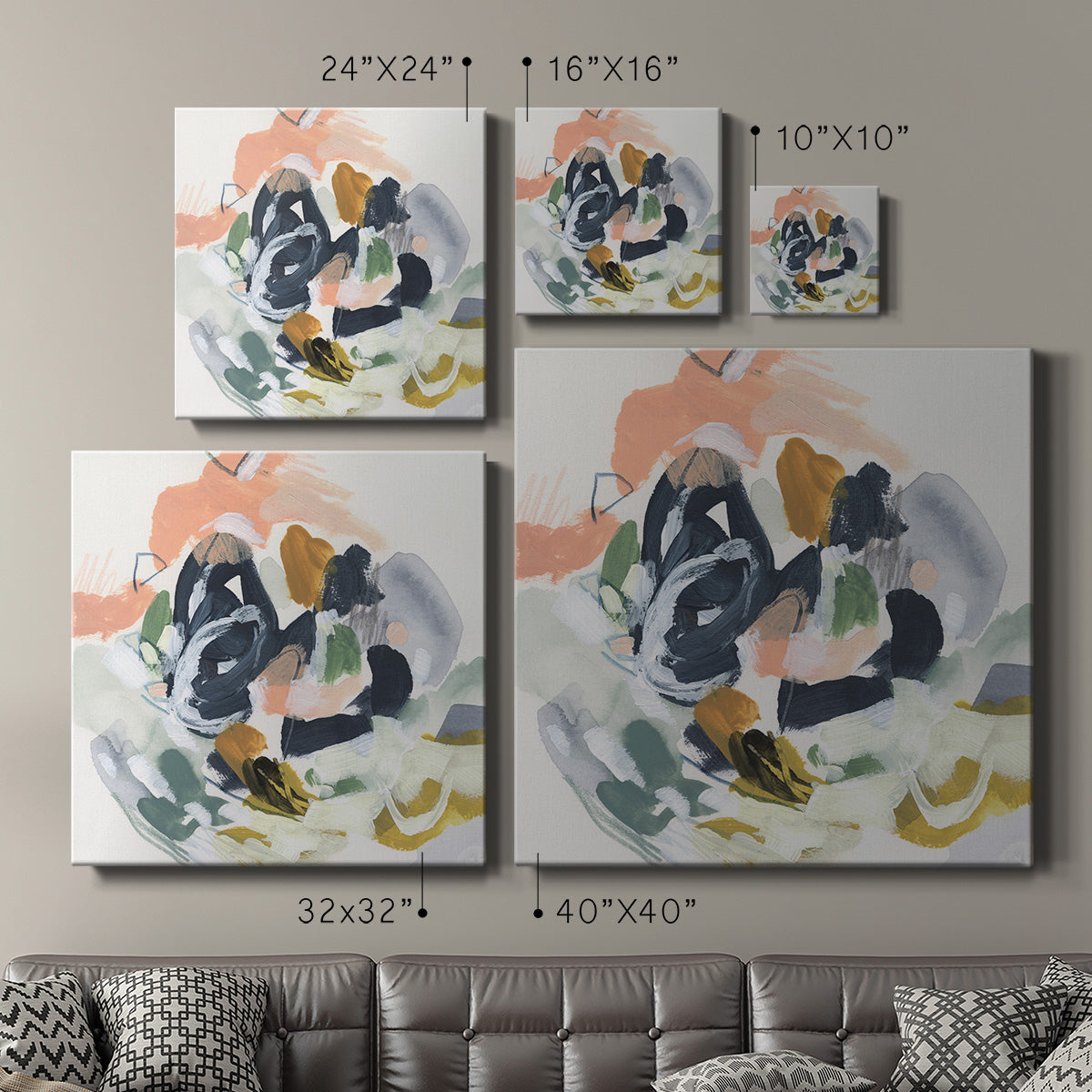 Color Notation II - Canvas Art Print