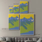 Bright Glacial Lake II Premium Gallery Wrapped Canvas - Ready to Hang