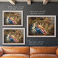 The Muses Urania and Calliope - Ornate Framed Canvas Print