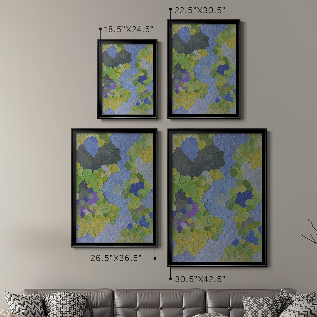 Estes Park - Modern Framed Canvas Print