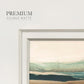 Layered Horizon II - Double Matboard Framed Print