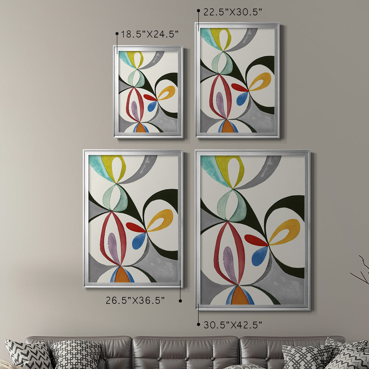 Magic Tricks III - Modern Framed Canvas Print