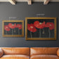 Poppy Trio I Premium Framed Canvas- Ready to Hang