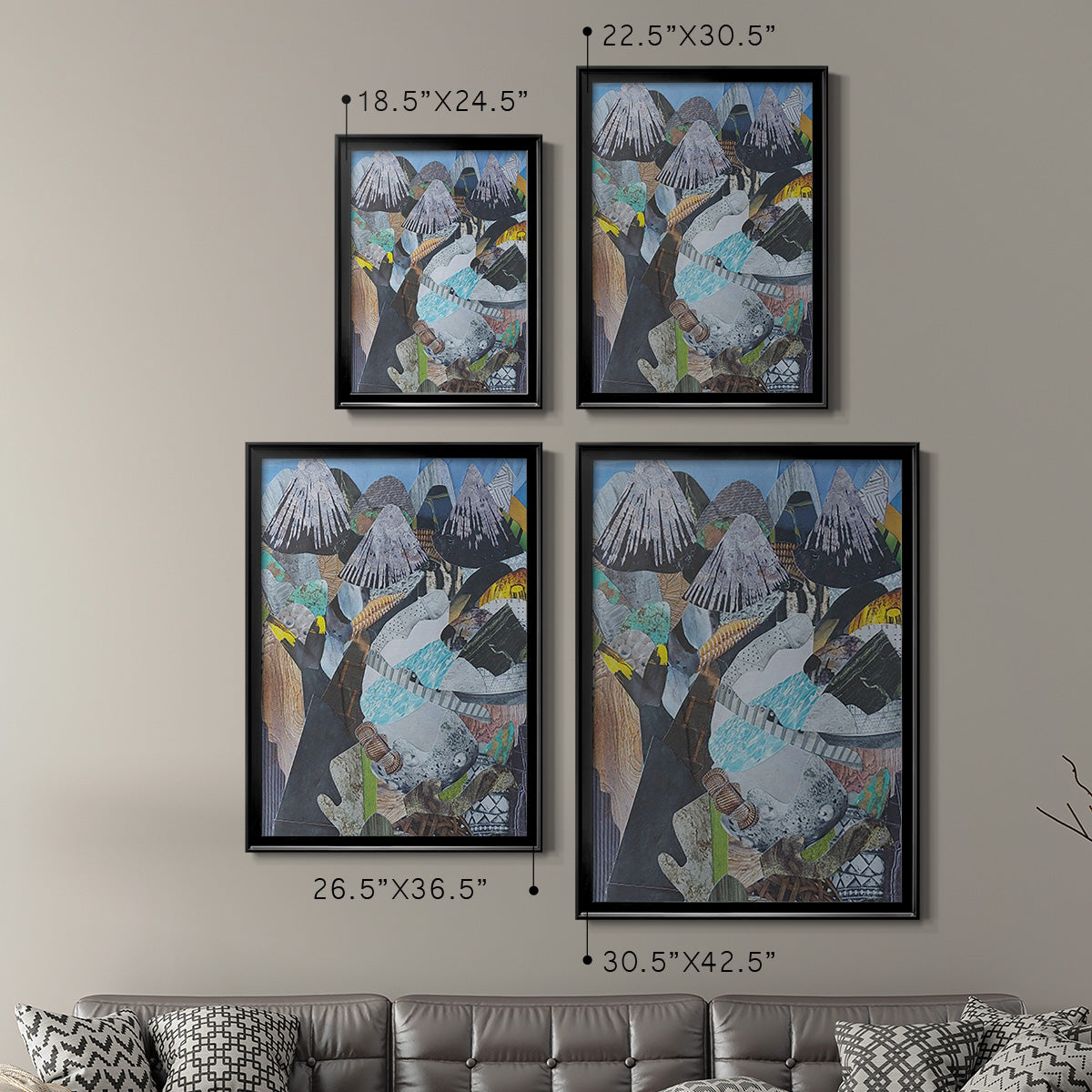 Arizona Highways - Modern Framed Canvas Print