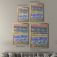 Birthday Rules - Modern Framed Canvas Print