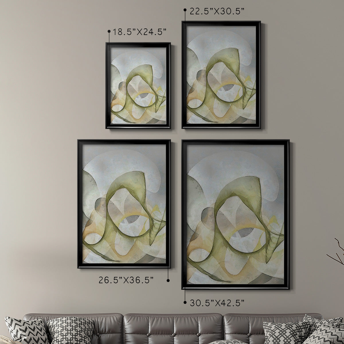 Excursion II - Modern Framed Canvas Print