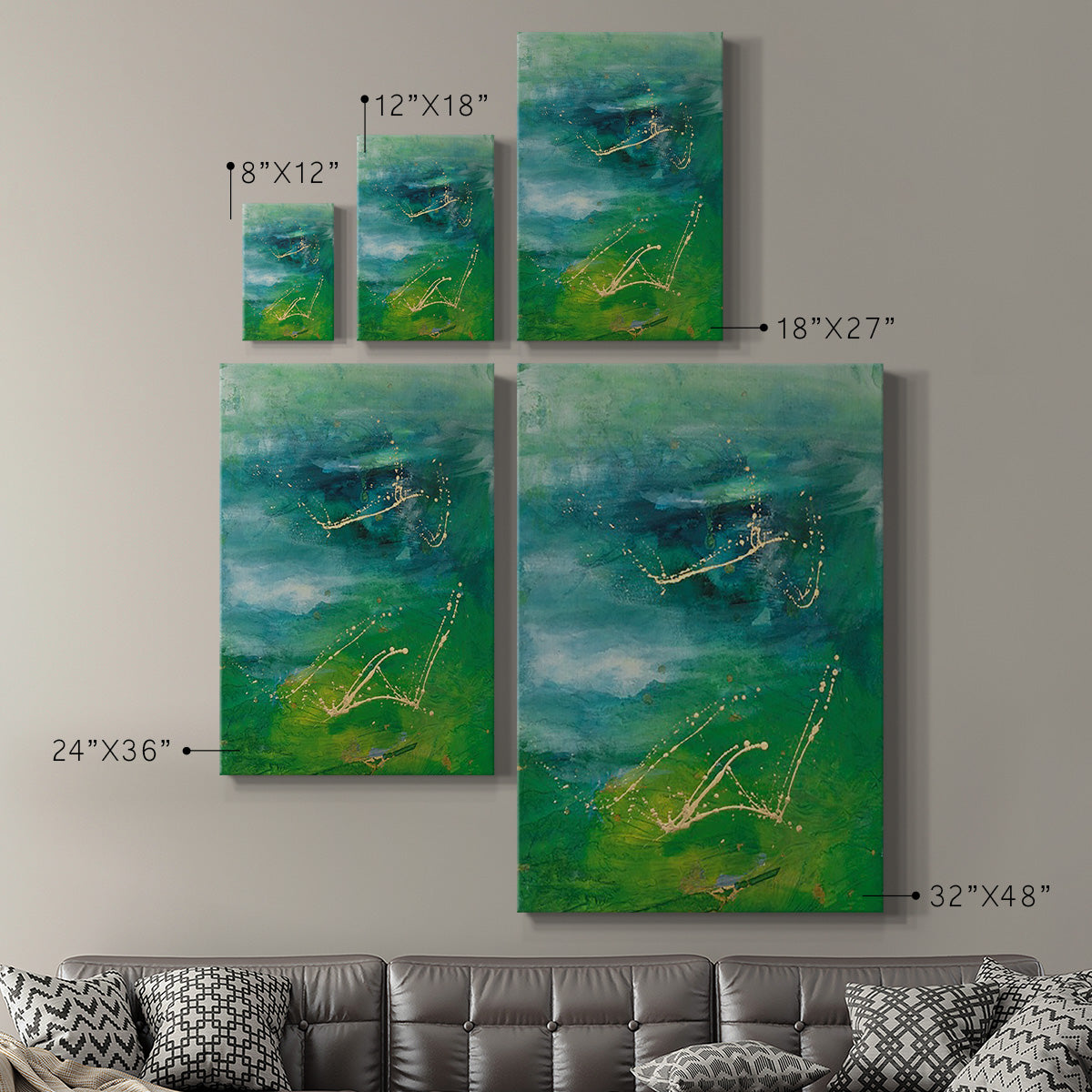 Peaceful Diptych I - Canvas Art Print