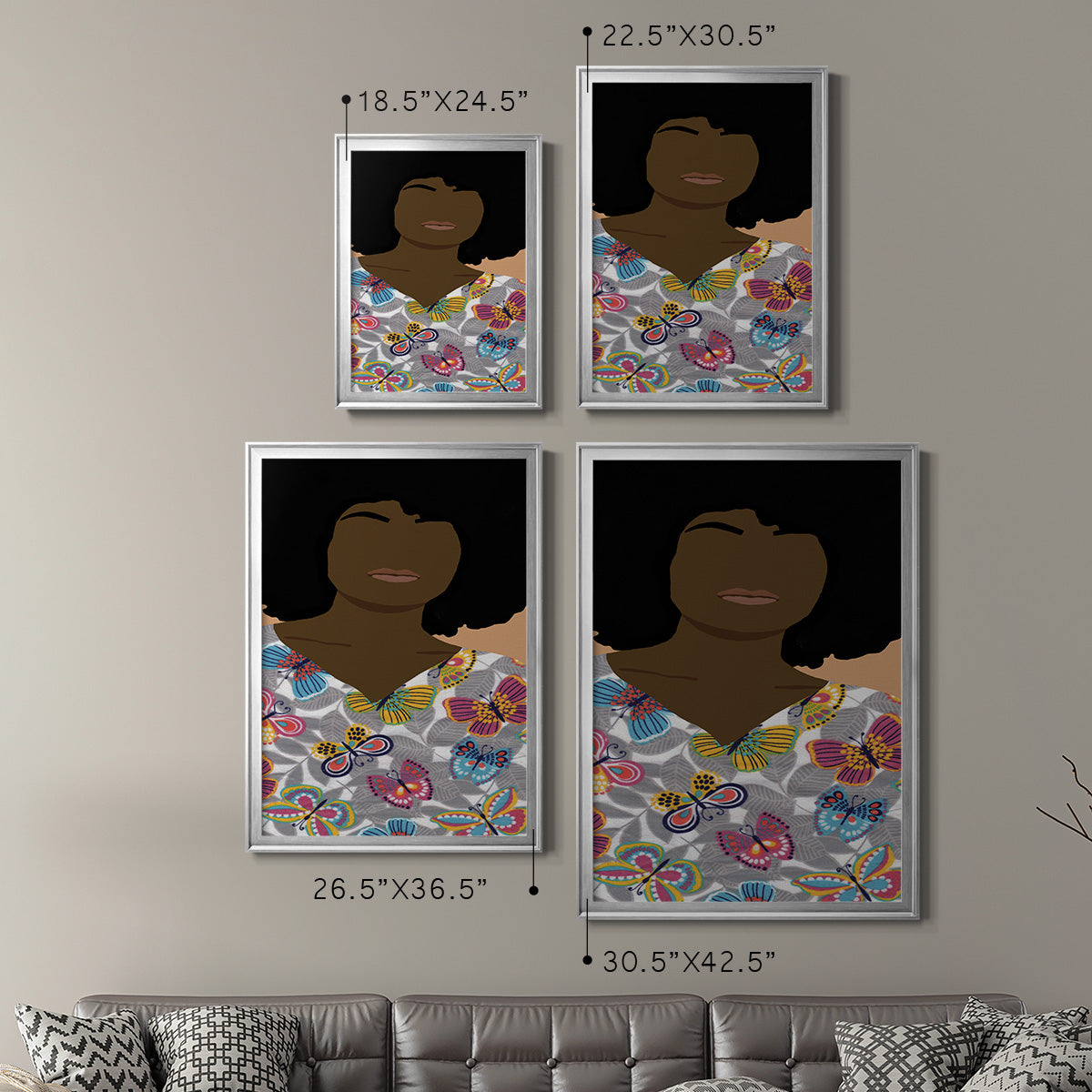 Care Giver I - Modern Framed Canvas Print