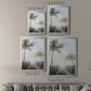 Palm Walk - Modern Framed Canvas Print