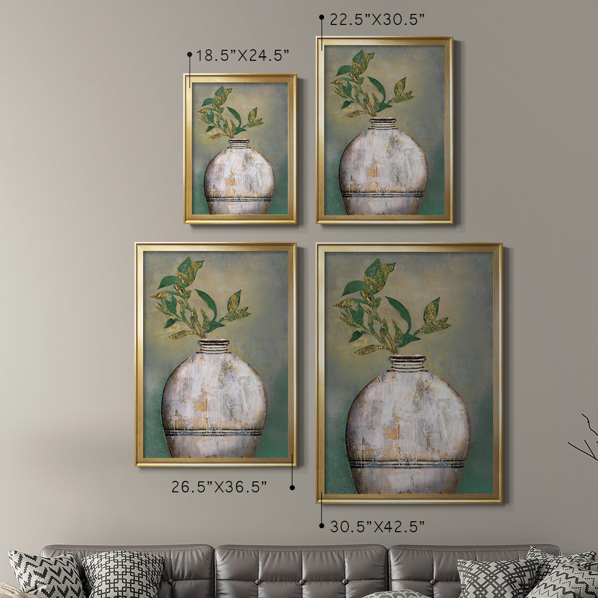 Global Vessel II - Modern Framed Canvas Print