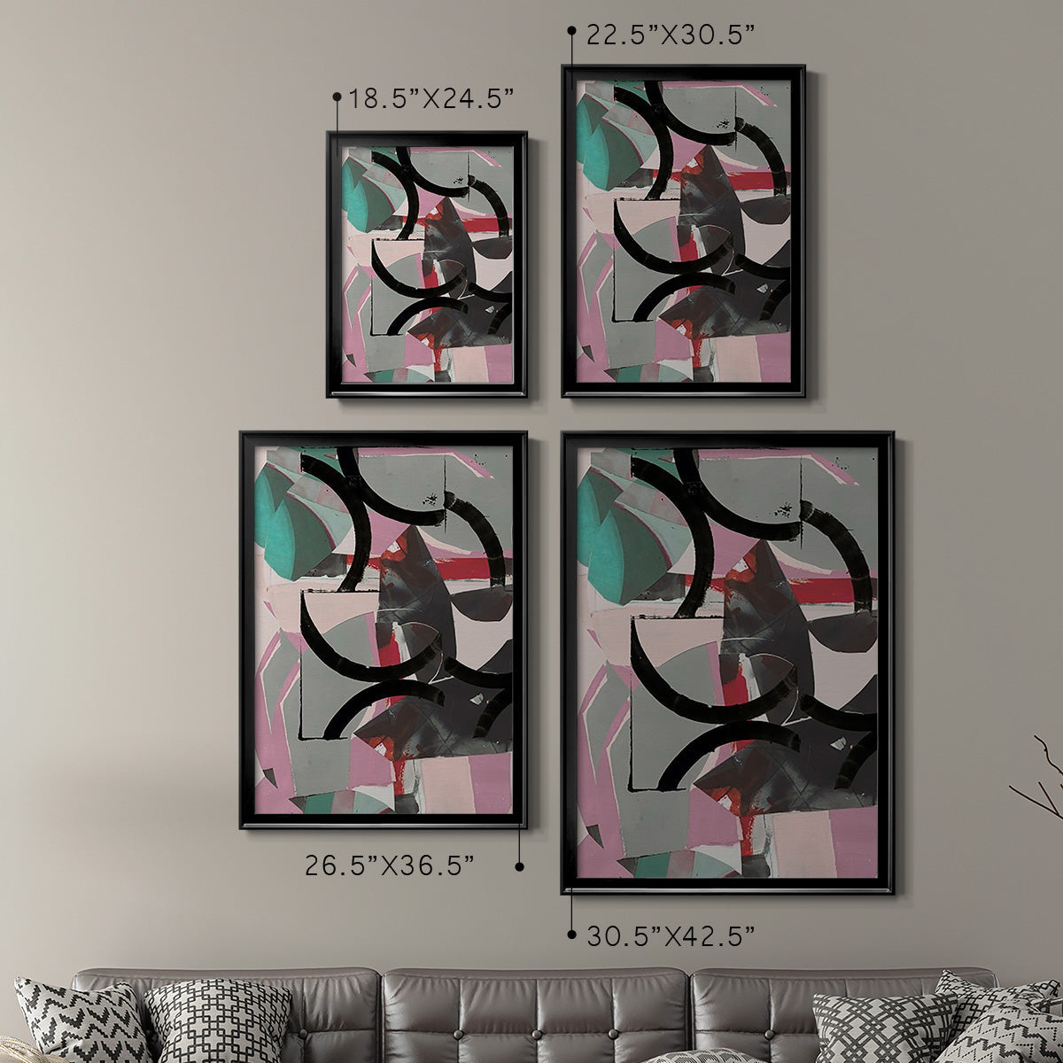 Cartissi Space I - Modern Framed Canvas Print