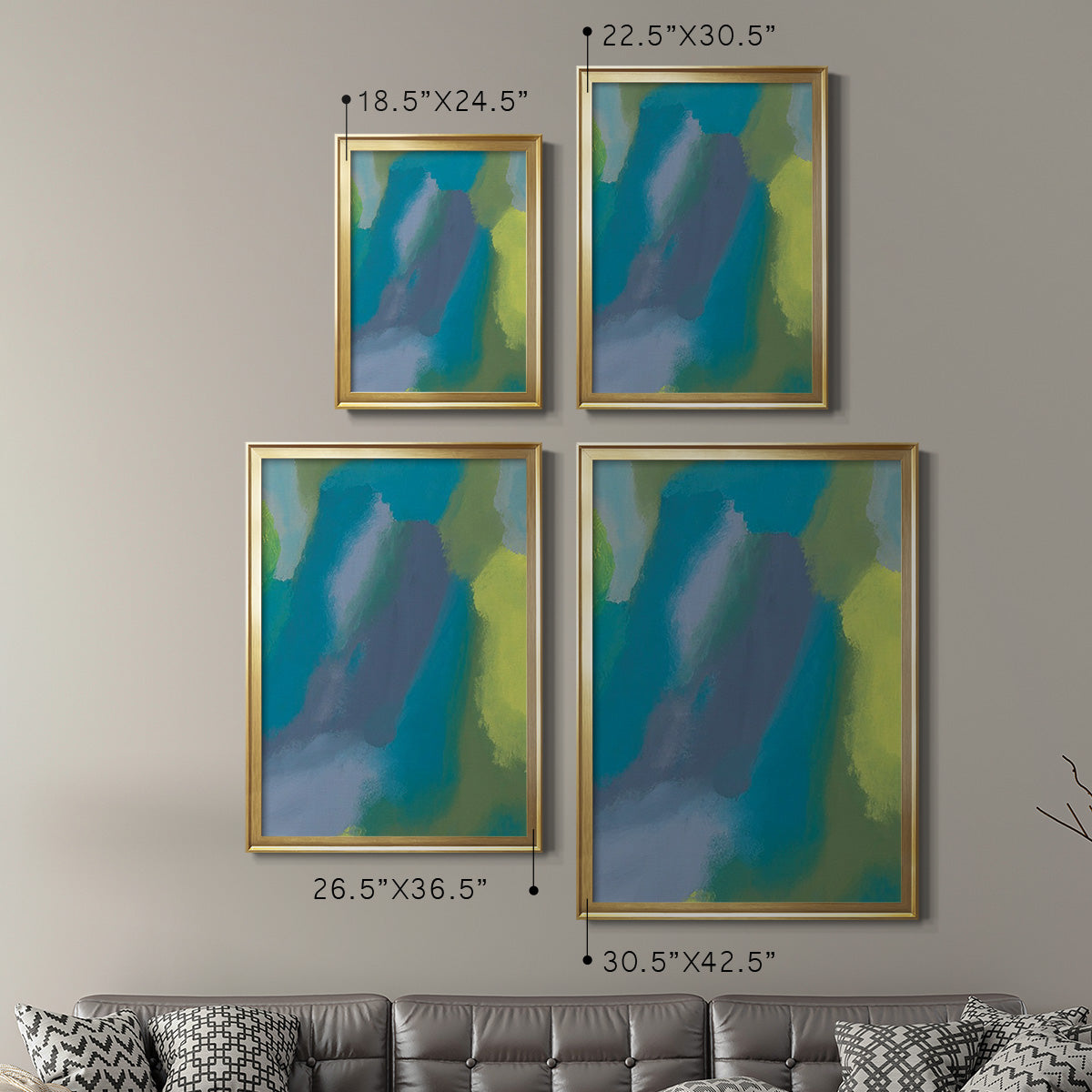 Lost in Memories I - Modern Framed Canvas Print