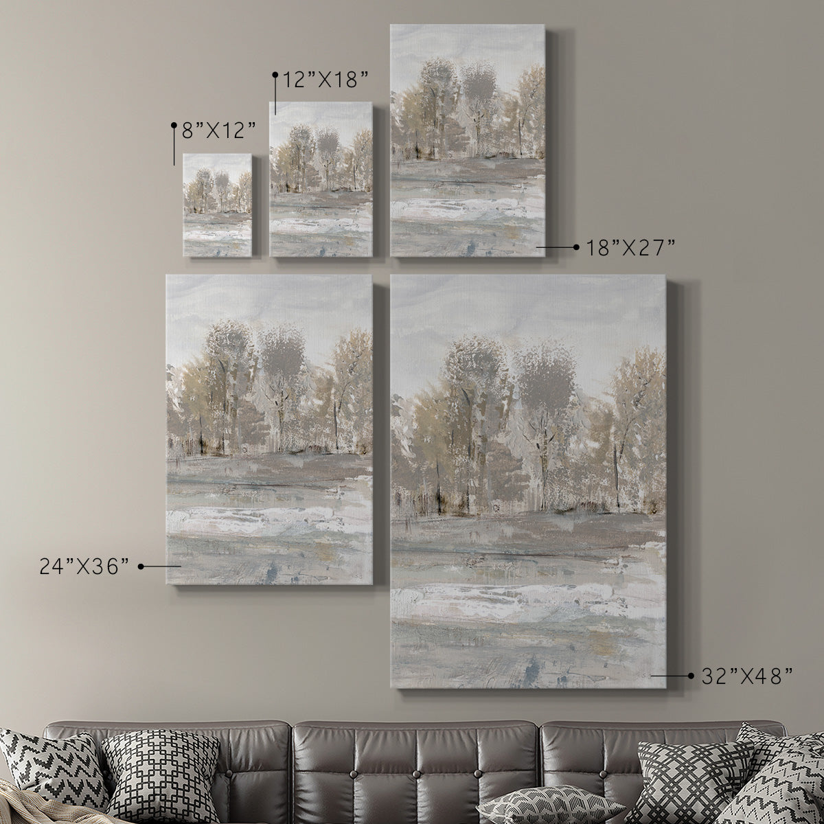 Meadow's Edge I Premium Gallery Wrapped Canvas - Ready to Hang