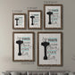 Size comparison chart for a set of two walnut barnwood framed canvas prints.