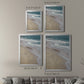 Low Tide Summer - Modern Framed Canvas Print