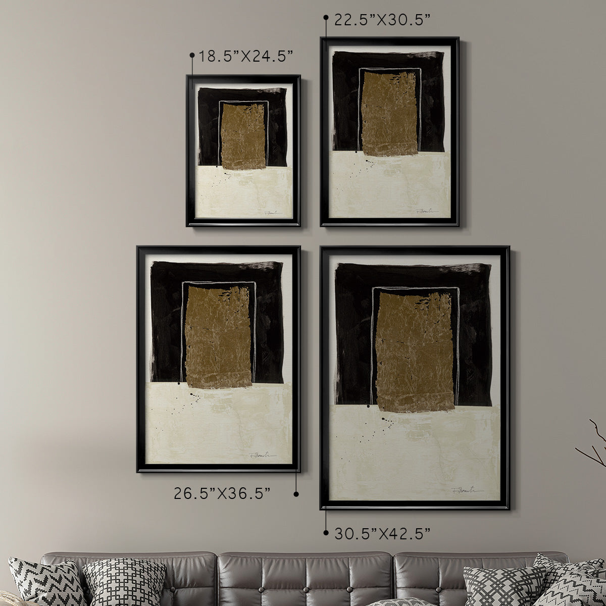 Standing Strong I - Modern Framed Canvas Print