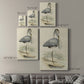 Embellished Antique Heron IV (ASH) Premium Gallery Wrapped Canvas - Ready to Hang