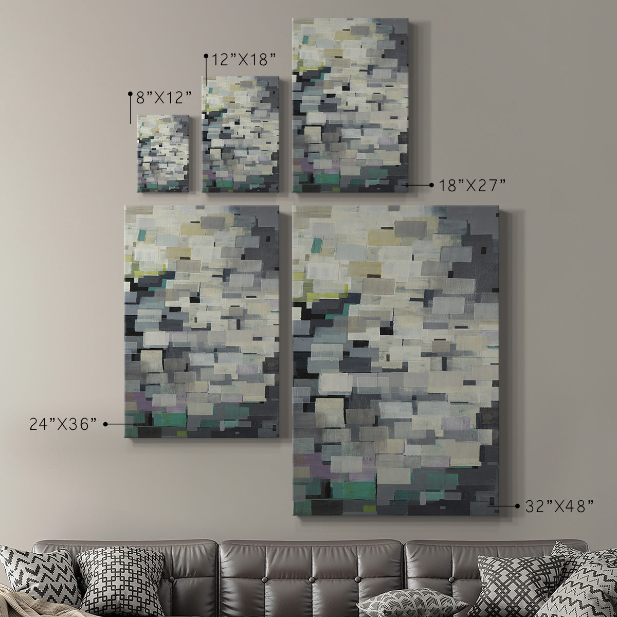 Puzzle Pieces V2 - Canvas Art Print