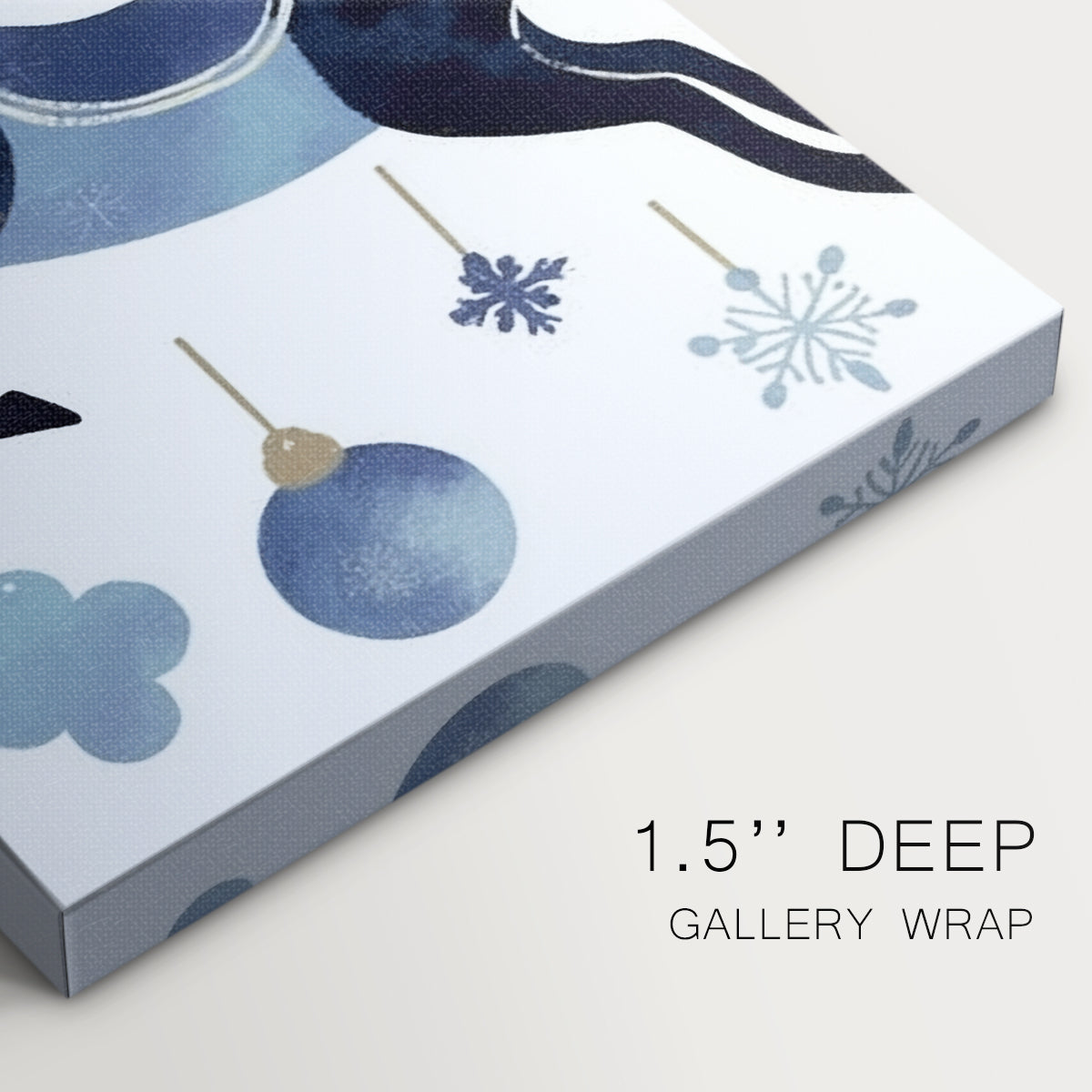 Frostlit Bells at Midnight - Canvas Art Print