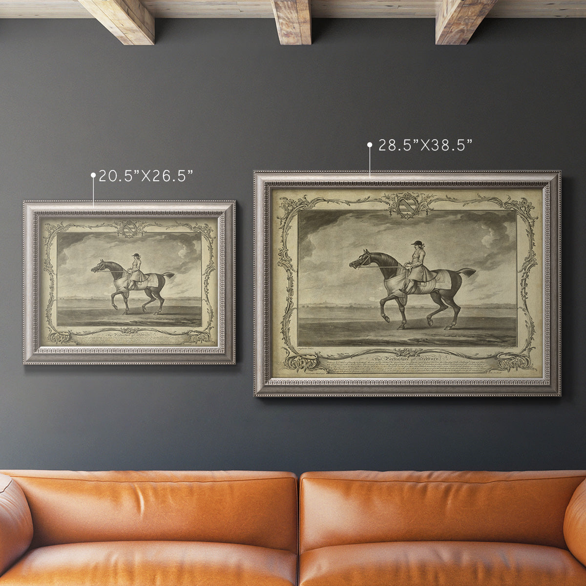 Distinguished Horses II Premium Framed Canvas- Ready to Hang