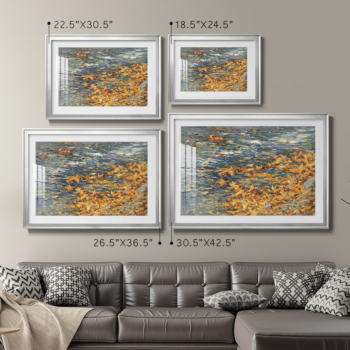 Autumn Creek Premium Framed Print - Ready to Hang