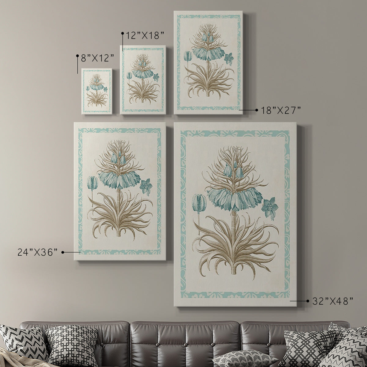 Willow Blue Besler II - Canvas Art Print
