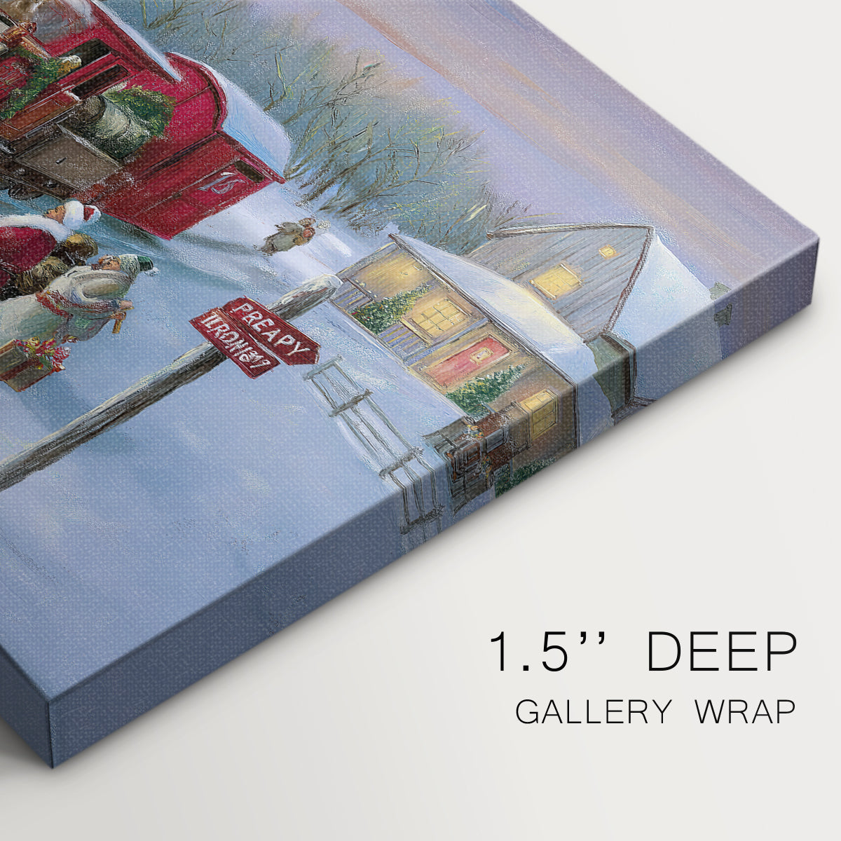 Night of Chalk Cottage - Canvas Art Print