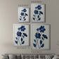 Indigo Bloom II - Modern Framed Canvas Print