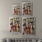 Stacked Houses I - Modern Framed Canvas Print