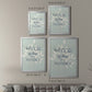 All Things - Modern Framed Canvas Print
