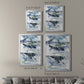 Blue Memories II - Modern Framed Canvas Print